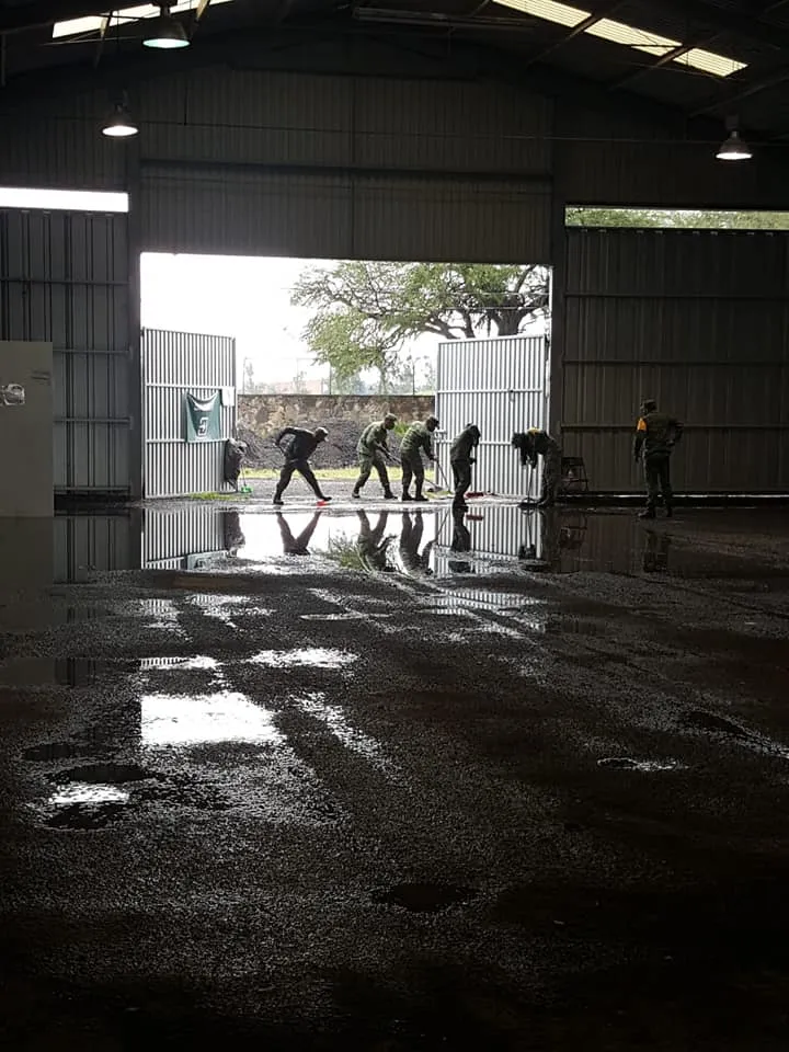 1630373550 401 Se inundan instalaciones de vacunacion Covid 19