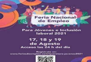 17 18 19 de agosto Queretaro celebra a los jovenes a traves de Feria de Empleo
