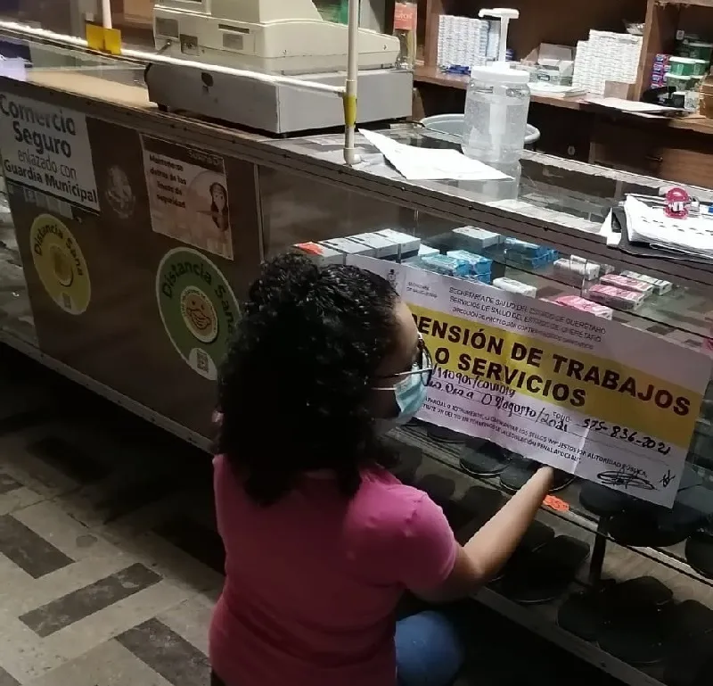 24 suspensiones y cuatro dispersiones por la Unidad Especial Anti COVID 19 en Queretaro 2