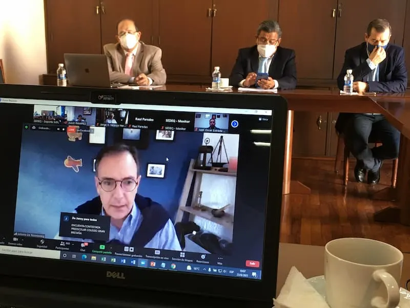 Presentan pagina web para el regreso a clases presenciales en Queretaro 2