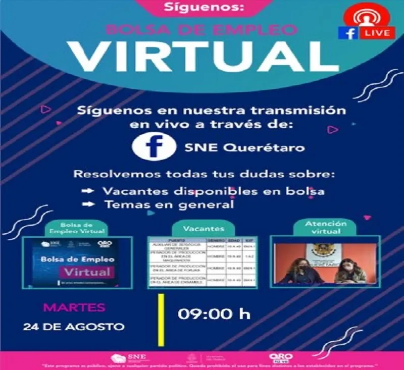 Realizaran bolsa de empleo virtual en el municipio de San Juan del Rio 1