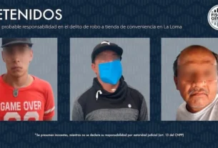 Detienen a 3 sujetos por robo a tienda de conveniencia en La Loma QRO