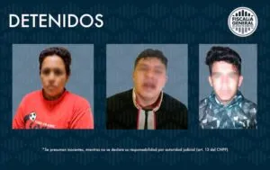 Fiscalia asegura a 3 sujetos en SJR relacionados en un robo de vehiculo 2