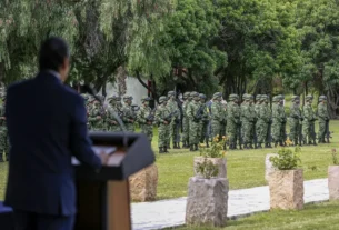 Francisco Dominguez asiste al 174 Aniversario de la Gesta Heroica de los Ninos Heroes 1