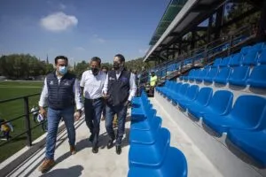 Francisco Domínguez supervisó unidad deportiva La Purísima en QRO 2 Francisco Domínguez supervisó unidad deportiva La Purísima en QRO