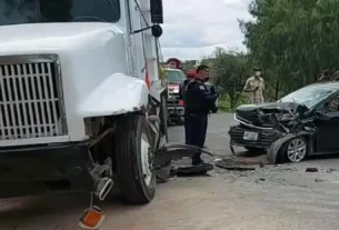 Fuerte accidente en Vistha.