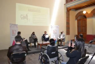 Hugo Cabrera presento ante el IAPEM la Ley de Atencion a las Migraciones 2