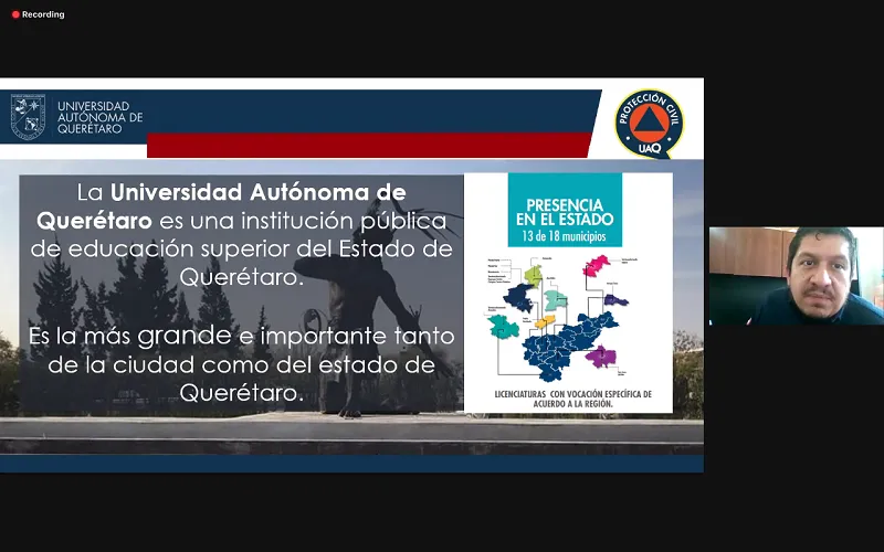 La UAQ imparte el curso Sistema Universitario de Proteccion Civil 2