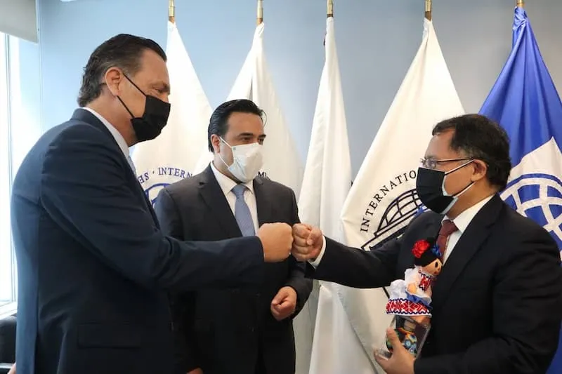 Mauricio Kuri visita el Banco Mundial en su gira por Washington D.C 2
