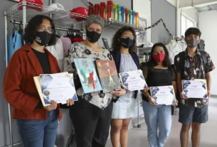 Premia UAQ a ganadores de Espacio para tu mural 1