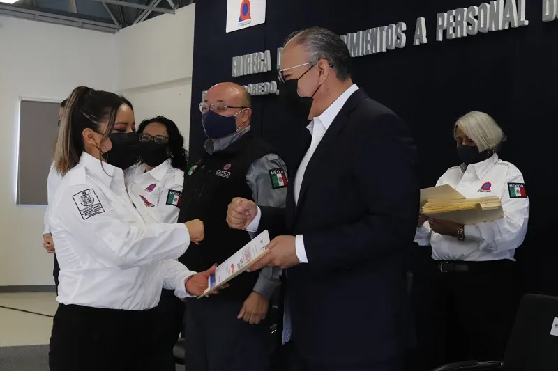 Reconocen labor de personal de Proteccion Civil del estado de QRO 2