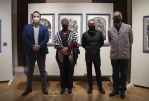 Rectora de la UAQ asistio a inauguracion de exposicion de Arte grafico Sueno y Libertad 1