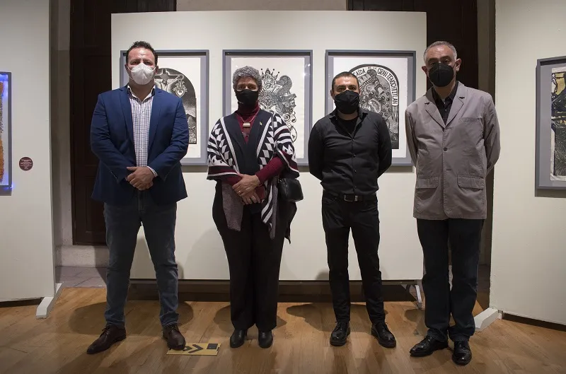 Rectora de la UAQ asistio a inauguracion de exposicion de Arte grafico Sueno y Libertad 1