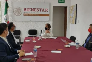 Secretaria Bienestar se reunio con representantes de CAPUFE SCT y Banobras 1