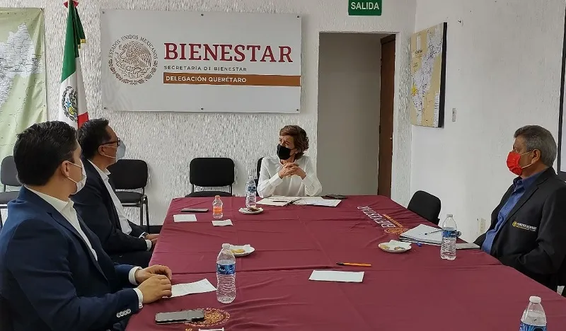 Secretaria Bienestar se reunio con representantes de CAPUFE SCT y Banobras 1