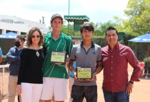 Tenistas queretanos campeones de Junior Cup 2021 2