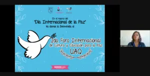 UAQ realizó 2do Foro Internacional de Cultura y Educación para la Paz