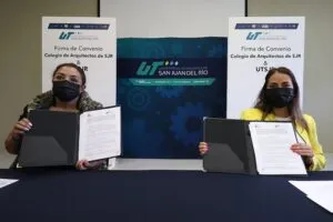 UTSJR y Colegio de Arquitectos SJR firman convenio de colaboracion 1