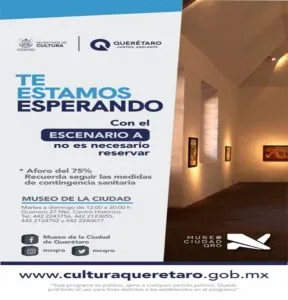 Con Querétaro en Escenario A se invita a disfrutar de actividades culturales con el 75% de ocupación 2 Con Querétaro en Escenario A se invita a disfrutar de actividades culturales con el 75% de ocupación