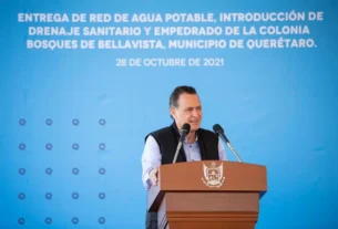 Mauricio Kuri entrego obras por mas de 30 mdp en Bosques de Bellavista QRO 3