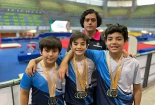 Participan gimnastas queretanos en Campeonato Nacional de Gimnasia Artistica 2