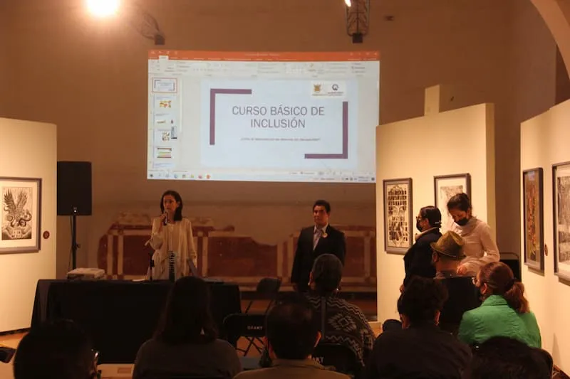 Personal de la Secretaria de Cultura se capacita en materia de inclusion 2