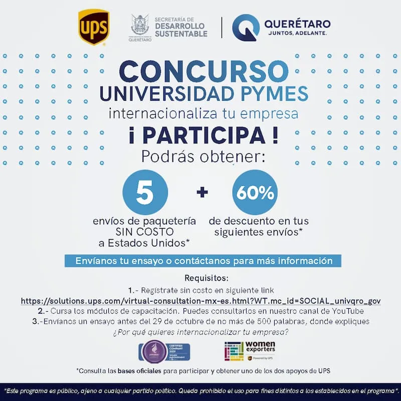 Premiaran SEDESU y UPS a las PyMEs queretanas