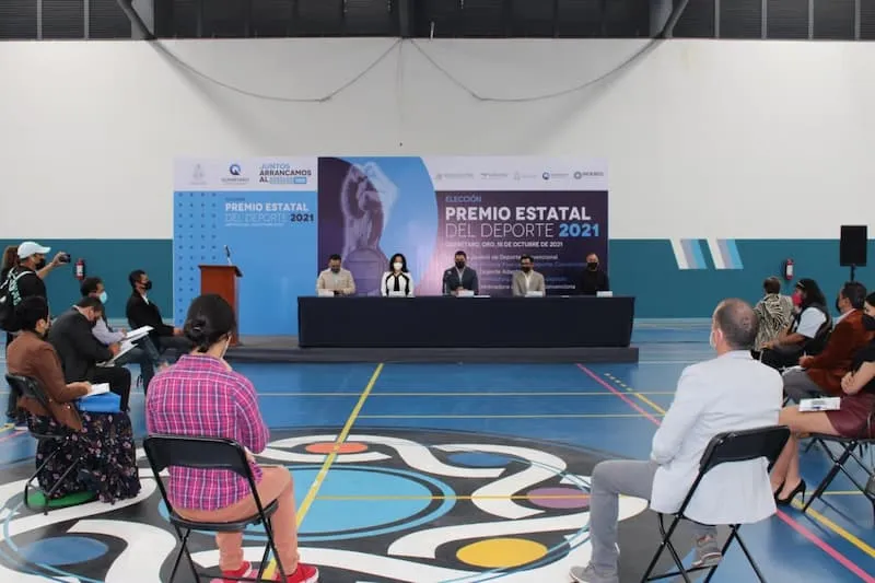 Realizan votacion del Premio Estatal del Deporte 2021 1