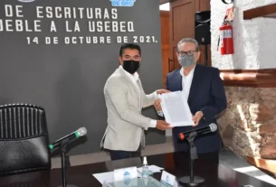 USEBEQ recibio terreno donado por parte del municipio de Corregidora 2