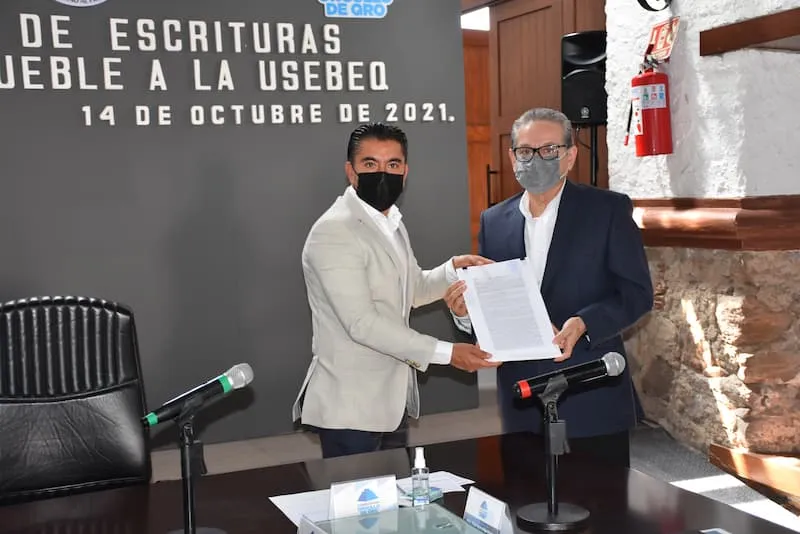 USEBEQ recibio terreno donado por parte del municipio de Corregidora 2