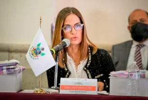 Car Herrera de Kuri expuso las acciones del DIF Estatal durante la Reunion Nacional 2