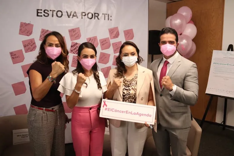 Laura Dorantes presento iniciativa para la deteccion temprana del cancer de mama junto a Cancer Warriors 2