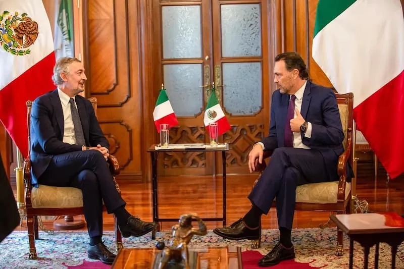 Mauricio Kuri se reunio con embajador de Italia en Mexico fortaleceran relaciones de cooperacion 2