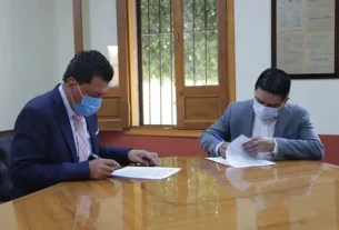 Municipio de Penamiller mantendra su apoyo con la UTSJR y sus estudiantes 2
