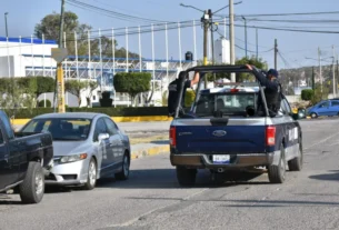 Aseguran elementos de la SSPM de Tequisquiapan a dos sujetos