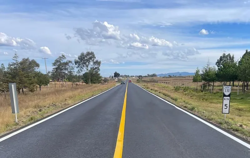 Finaliza rehabilitacion de carretera Amealco San Ildefonso 1