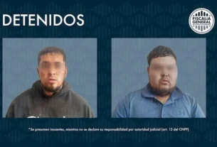 Fiscalia asegura a 2 sujetos con 12 mil dosis de droga en Queretaro
