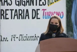 Fueron entregadas letras monumentales a la comunidad de Maravillas San Joaquin 2