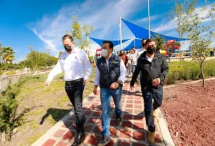 Luis Nava y Mauricio Kuri entregaron rehabilitacion del Parque La Lagartija en Queretaro 2