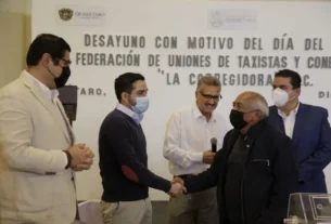 SEDESOQ conmemora Dia del Taxista en Queretaro 1