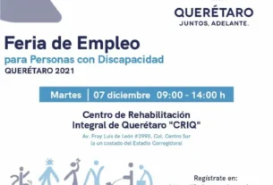 Secretaria del Trabajo promueve Feria de Empleo para personas con discapacidad en QRO y SJR scaled