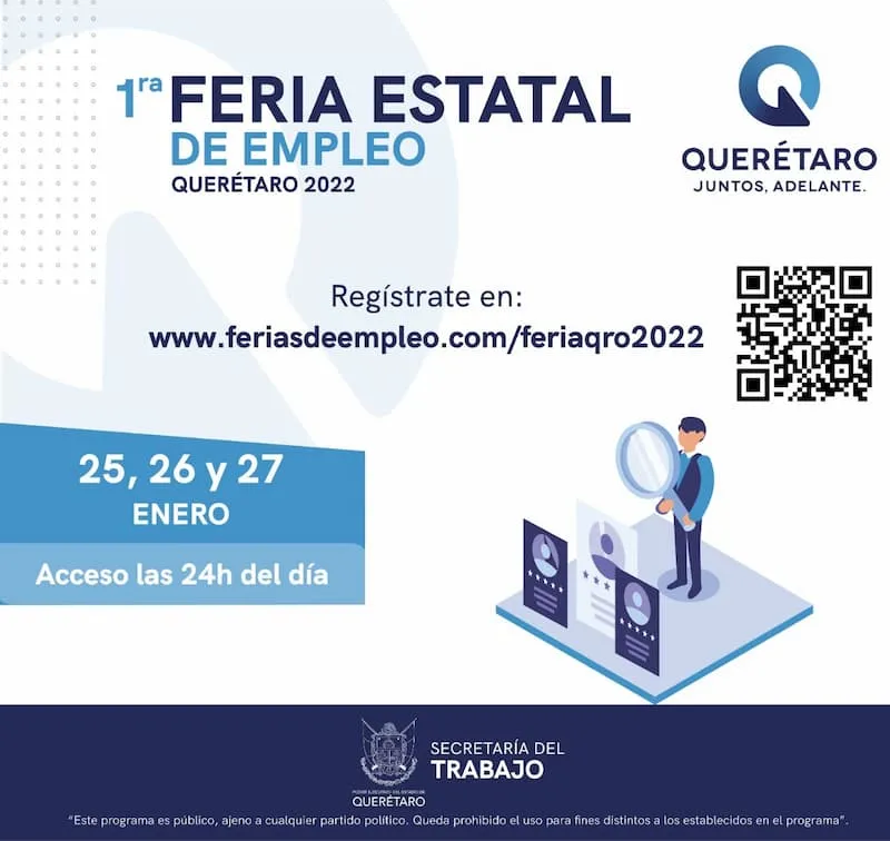 Anuncian 1era Feria Estatal Virtual del Empleo con mas de 800 vacantes