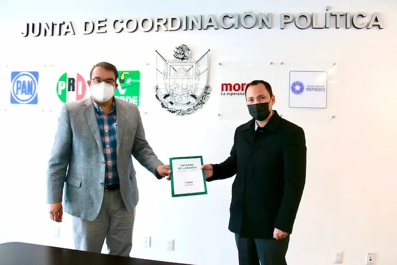 Diputado Guillermo Vega recibio informe de actividades del TEEQ