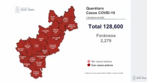Se registran 3 mil 755 pacientes con sintomatología leve de COVID-19 en Querétaro