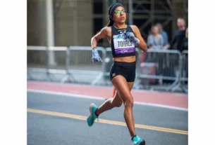 Atleta Daniela Torres tuvo participacion en Medio Maraton de Nueva York 2
