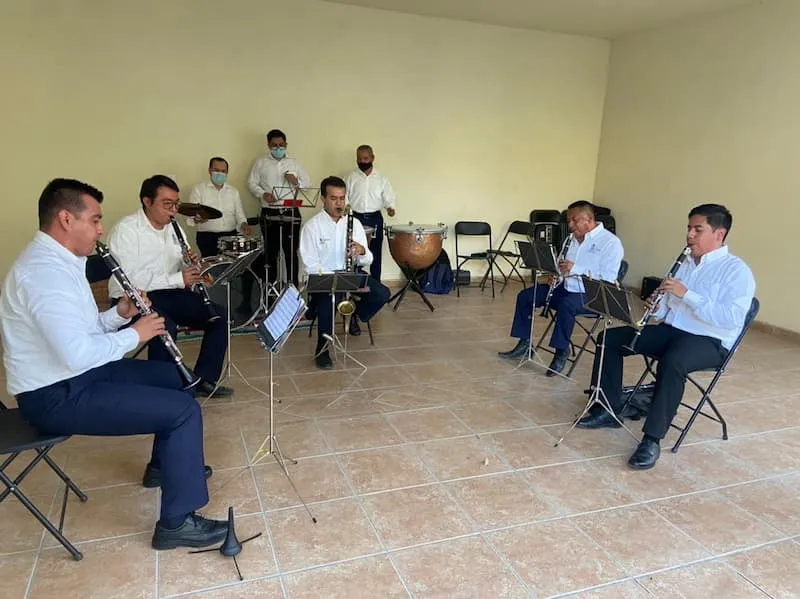 Banda de Musica del Estado de Queretaro prepara concierto en el CEART