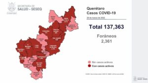 Este lunes SESEQ reportó cero defunciones por COVID-19 en Querétaro