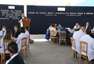 Mauricio Kuri reconoce labor del personal medico y paramedico en Queretaro 1