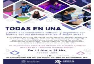 Realizaran evento Todas en Una en CECEQ 2