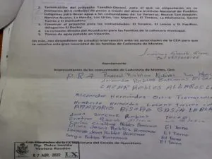 Campesinos de Cadereyta piden a legisladores apoyo para tener agua